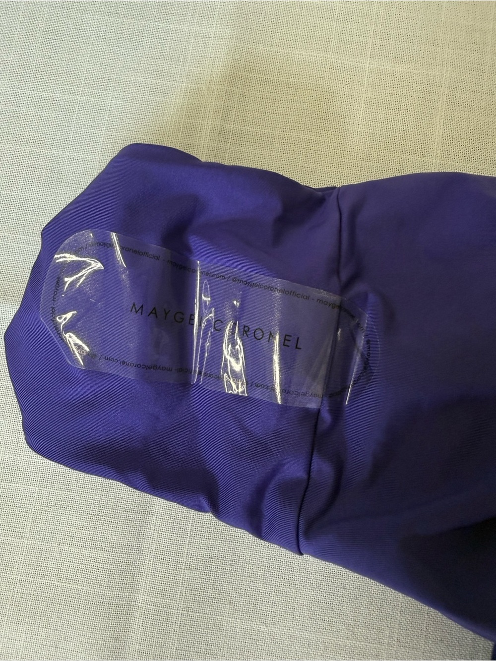 MAYGEL CORONEL Cipria One-piece Artful Swimsuit Purple Size S-L - Picture 6 of 11